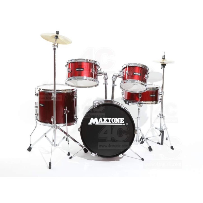 Maxtone  Junior Davul Set 5 Parça + Ziller ve Tabure + Pedal MXC-602MR