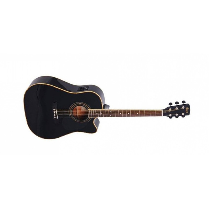 Cort AD880CEBK Elektro Akustik Gitar (Siyah) (KILIF, 1TAKIM TEL ve PENA HEDİYELİ)