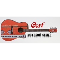 Cort Motor Oil 2 BKS Akustik Gitar Kılıf ve Pena Hediyeli