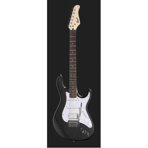 Cort G110BK Siyah Elektro Gitar (H-S_S Manyetik) Kılıf Jack Kablosu Takım Tel ve Pena hediyeli