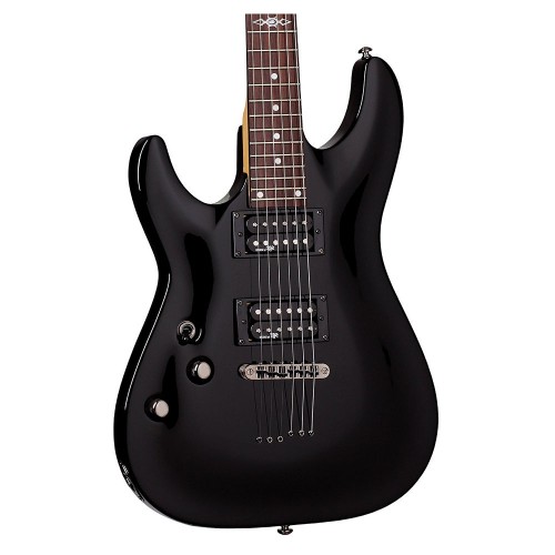 Schecter C-1 SGR Solak Elektro Gitar (Siyah)