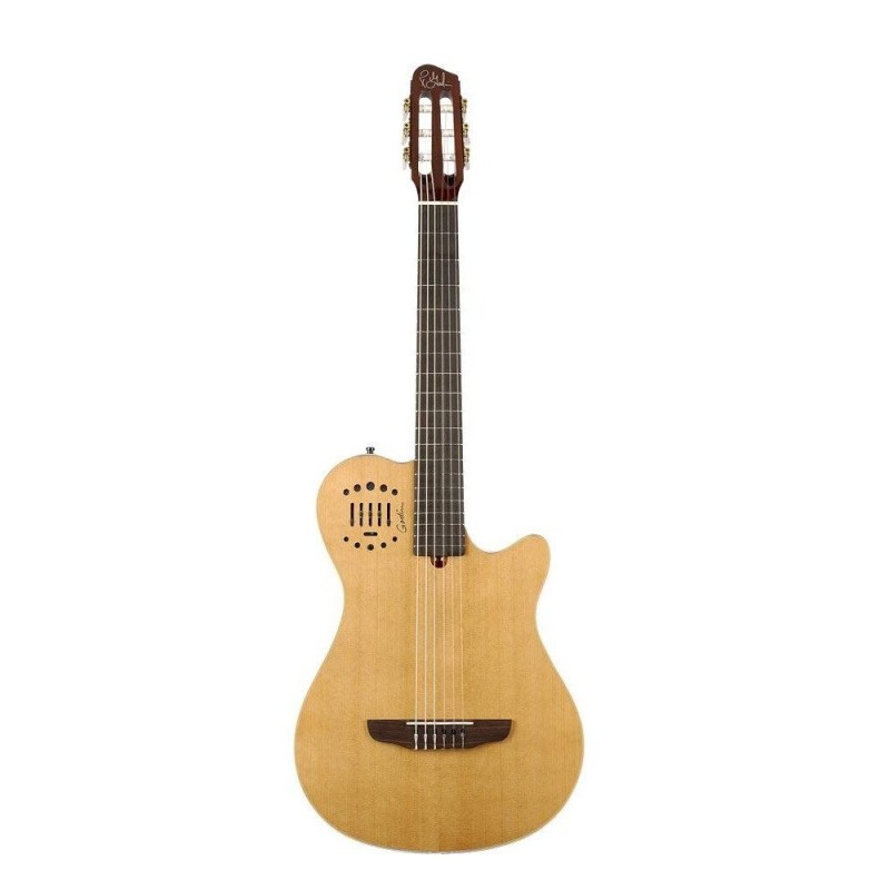 Godin Multiac Grand Concert Duet Ambiance Elektro Klasik Gitar (Natural)