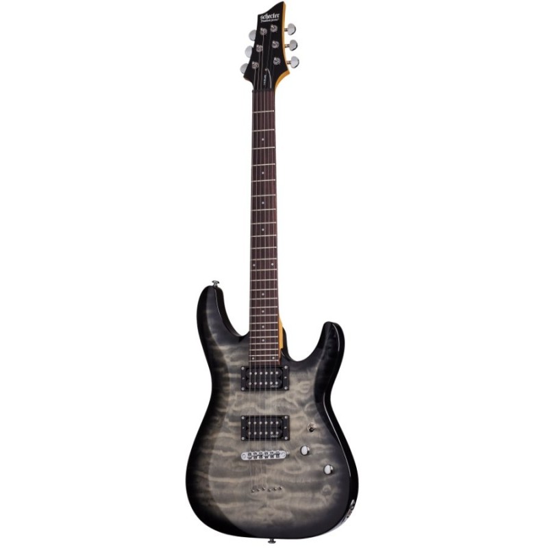 Schecter C-6 Plus Elektro Gitar (Charcoal Burst)