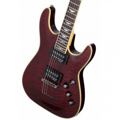 Schecter Omen Extreme 6 FR Elektro Gitar (Crimson Black)