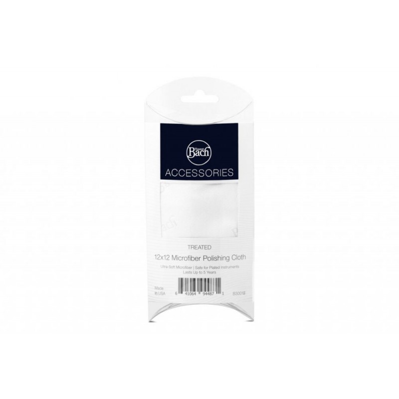 Bach B30012 12" Mikrofiber Temizlik Bezi Beyaz