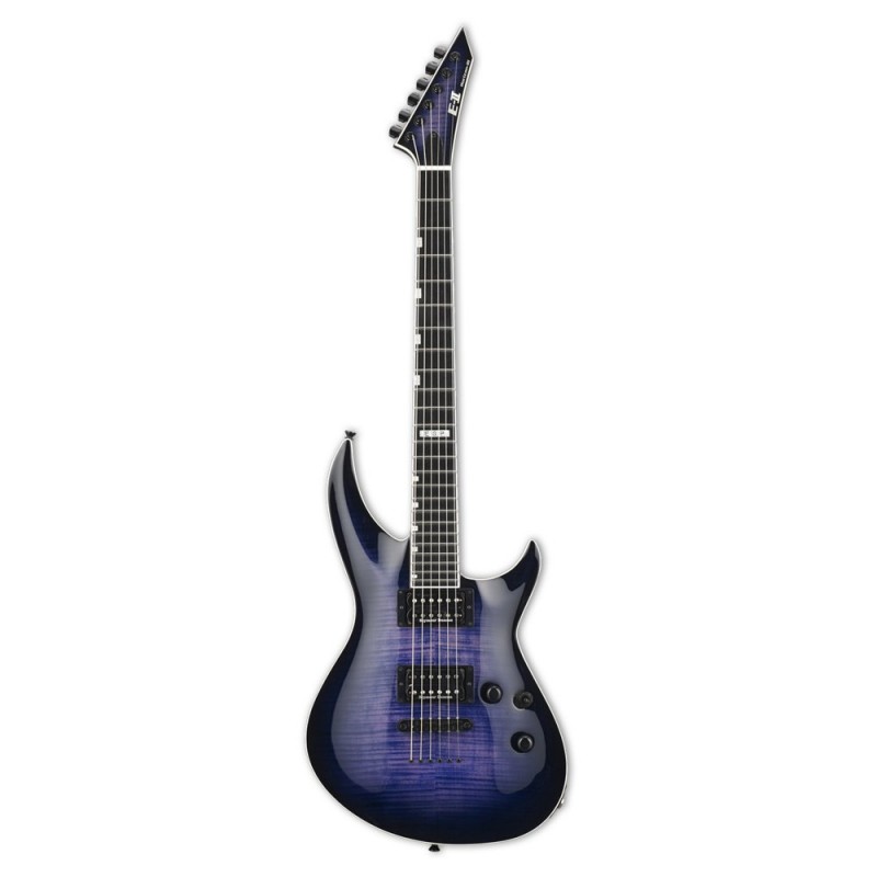 ESP E-II Horizon-III Flamed Maple Reindeer Blue - Elektro Gitar