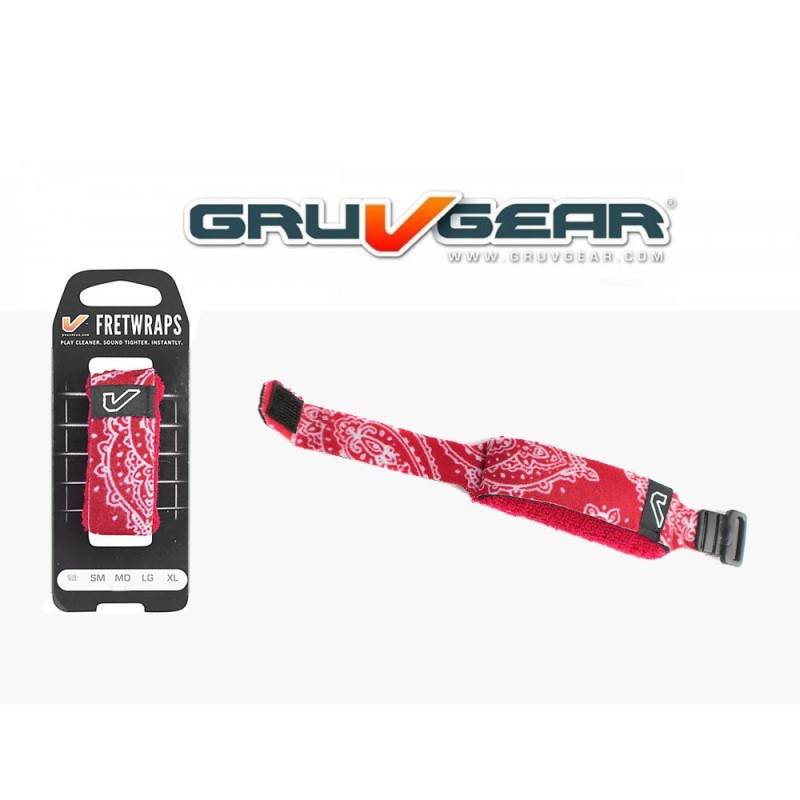 Gruv Gear FretWrap - Kırmızı Bandana - Small