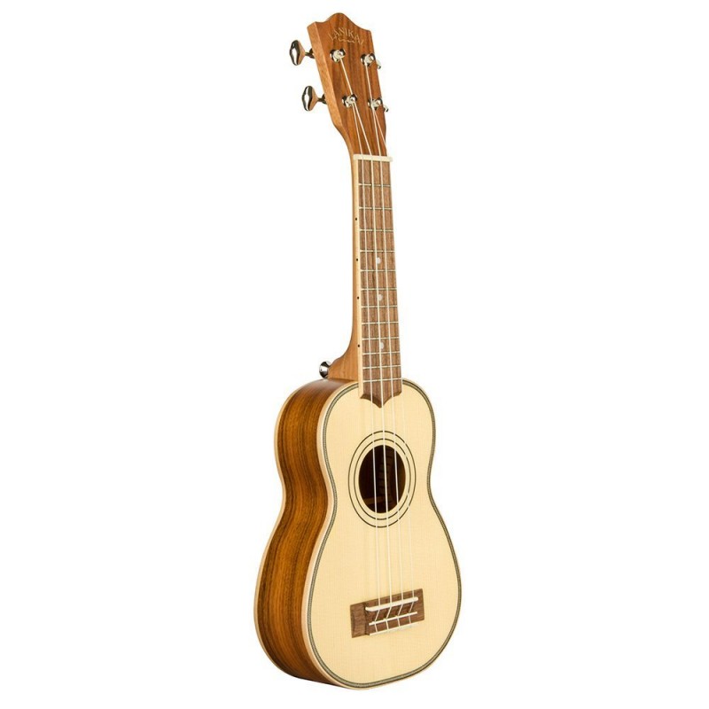 Lanikai SPST-S Ladin Masif Kapak Soprano Ukulele