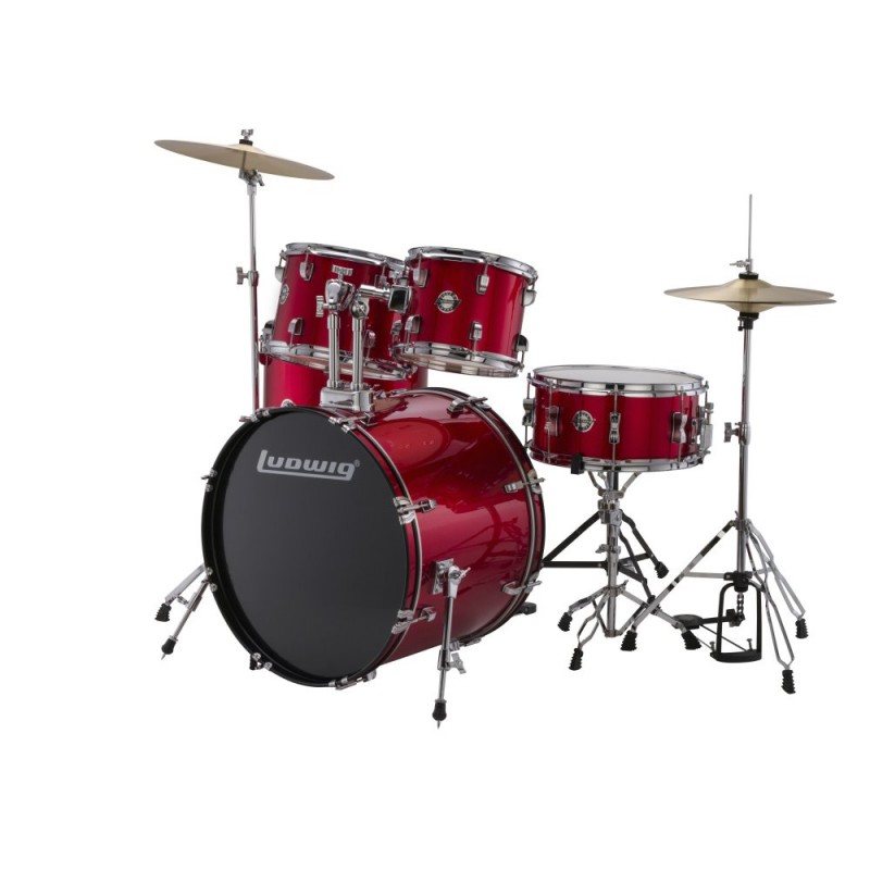 Ludwig Accent Fuse Akustik Davul Seti - Kırmızı