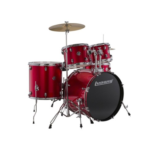 Ludwig Accent Fuse Akustik Davul Seti - Kırmızı