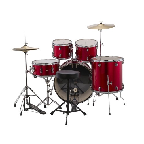 Ludwig Accent Fuse Akustik Davul Seti - Kırmızı