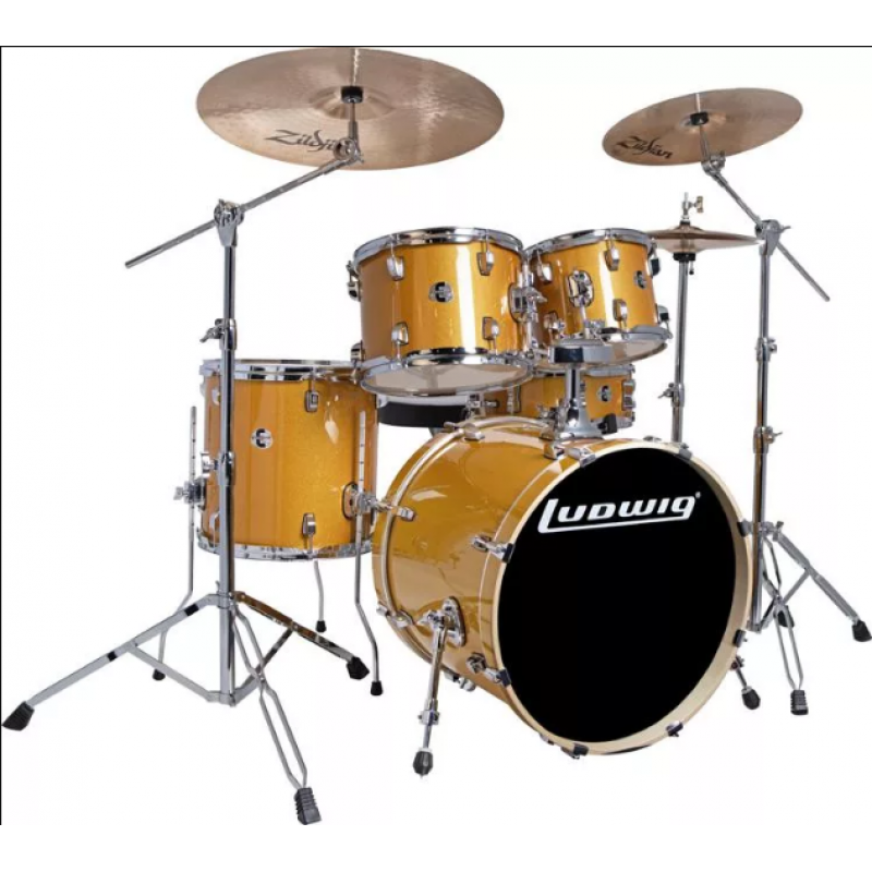 Ludwig Element Evolution LCEE20021 Gold Sparkle Bateri Seti