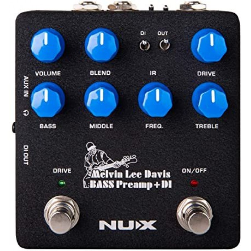 Nux NBP-5 Melvin Lee Davis Signature Bass Preamp + DI Box