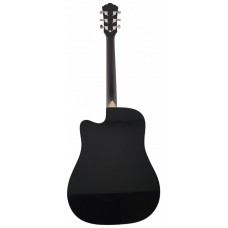 Washburn WA90CEBLB Elektro Akustik Gitar