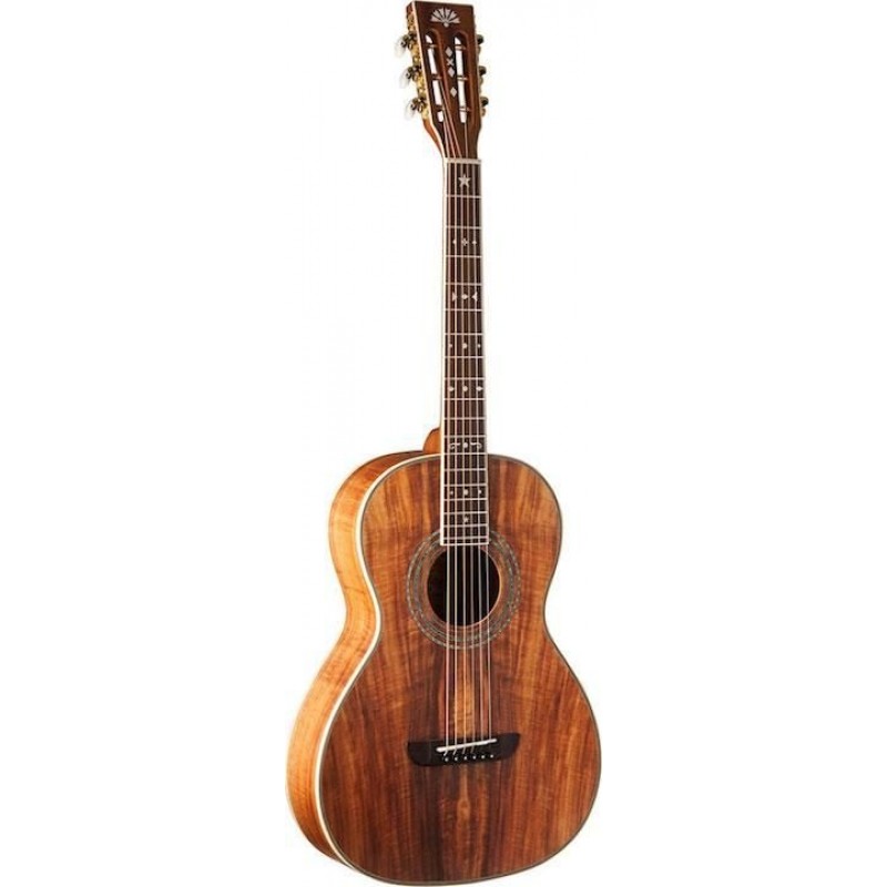 Washburn WP55NS Parlor P55 Koa Akustik Gitar