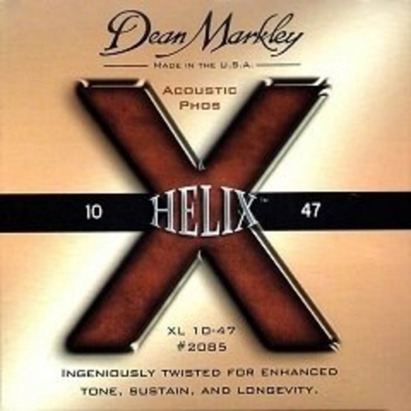 Dean Markley Helix HD Phos 2085 (10-47) - Extra Light Akustik Gitar Tel Seti