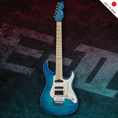 ESP E-II ST-1 QM Aquamarine Elektro Gitar