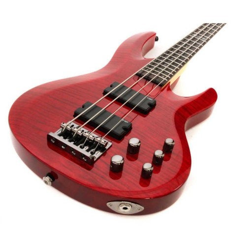 ESP LTD B-154 DX See Thru Red Bas Gitar