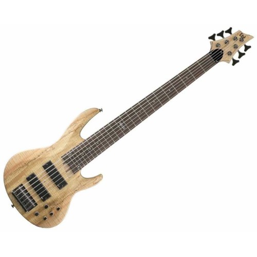 ESP LTD B-206 Spalted Maple Natural Bas Gitar