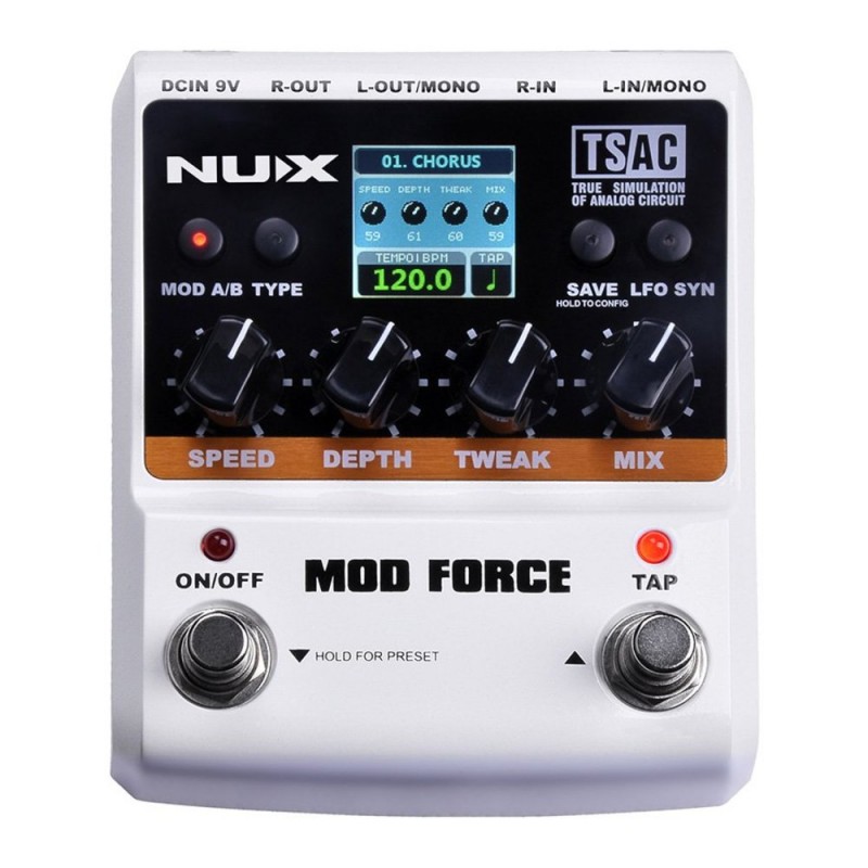 NUX ModForce Modülasyon Pedalı