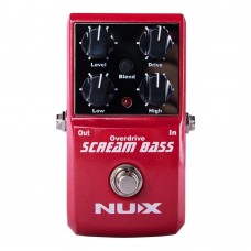 NUX Scream Bass Bas Gitar Overdrive Pedalı