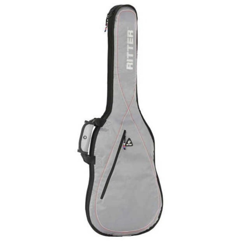 Ritter RGP2-E-SRW Elektro Gitar Kılıfı (Silver Grey - Red - White)