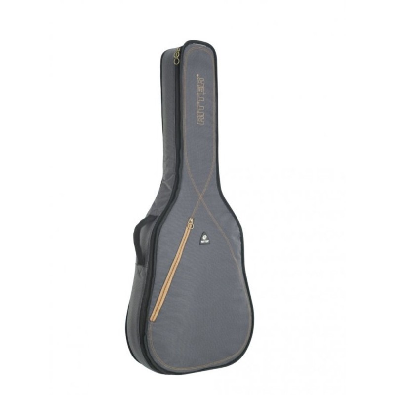 Ritter RGS3-C-MGB Klasik Gitar Kılıfı (Misty Grey - Leather Brown)