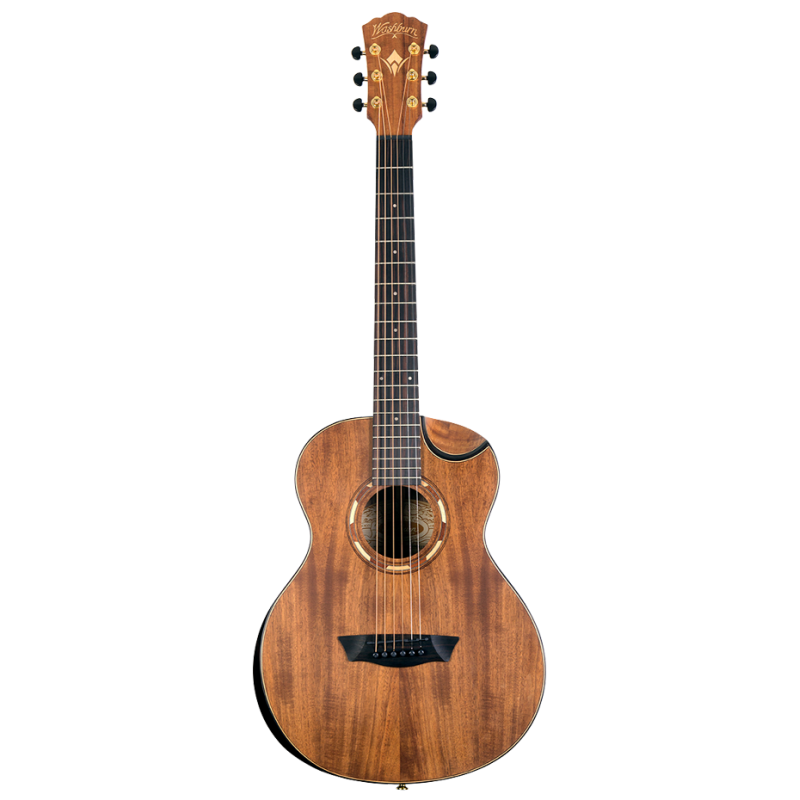 Washburn WCGM55K Comfort G-Mini 5 Koa Akustik Gitar