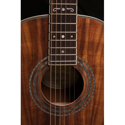 Washburn WP55NS Parlor P55 Koa Akustik Gitar